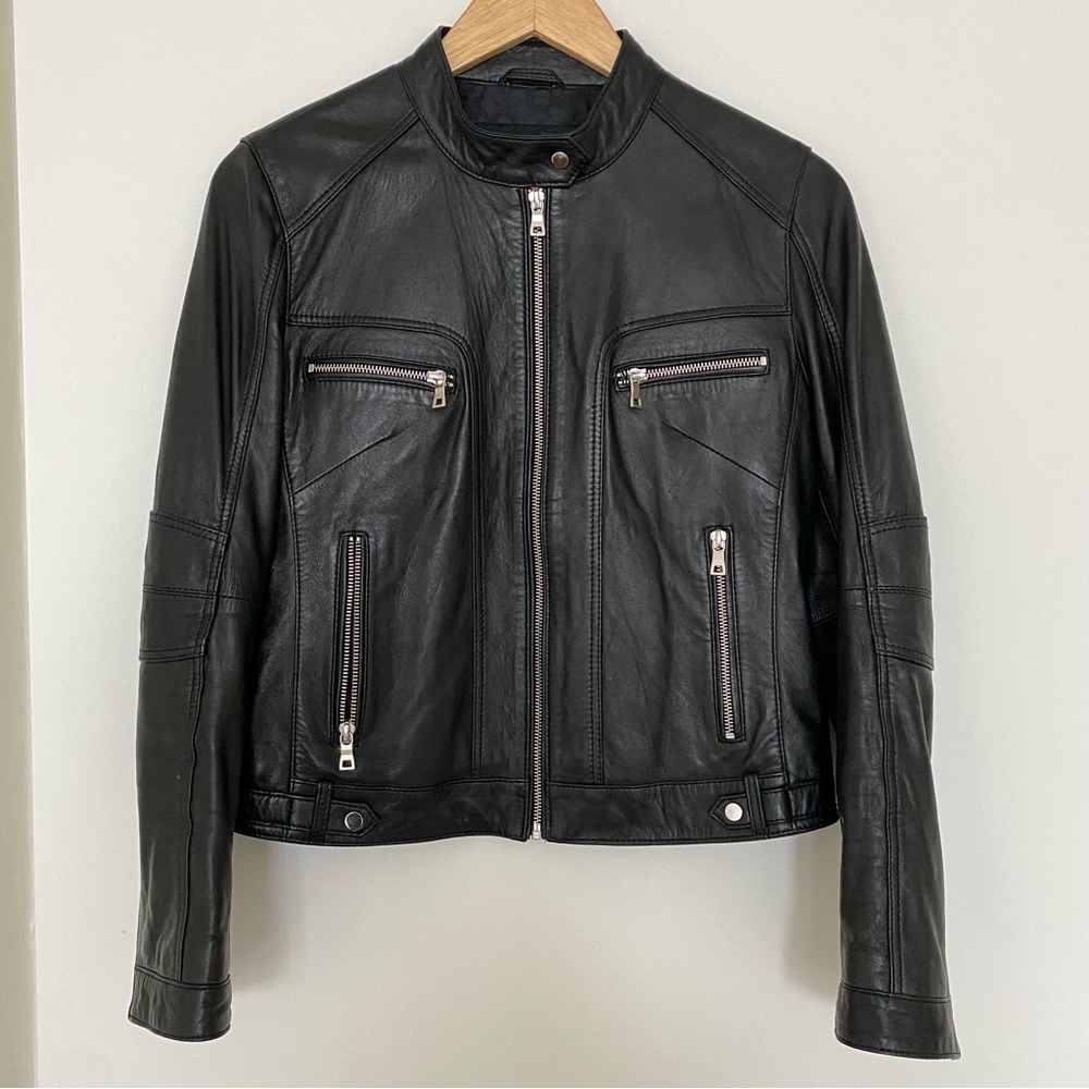 Derimod Racer Leather Jacket